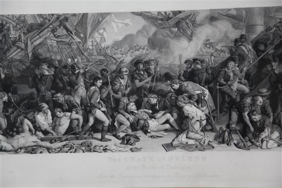 Sharpe After Maclise The death of Nelson, Art Union 1876